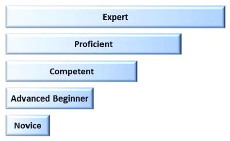 four levels of expertise